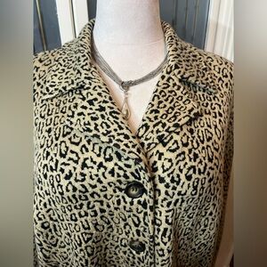 Laura Ashley Animal Print Jacket